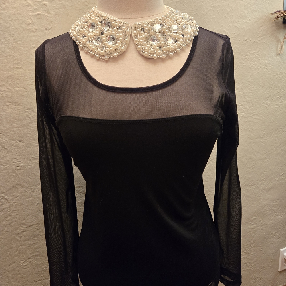 ADAM by Adam Lippes 90s Aesthetic Sheer Mesh top – Minimalist Chic